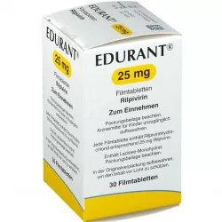 Эдюрант (Рилпивирин) таб покрытые пленочной оболочкой 25мг 30шт фото